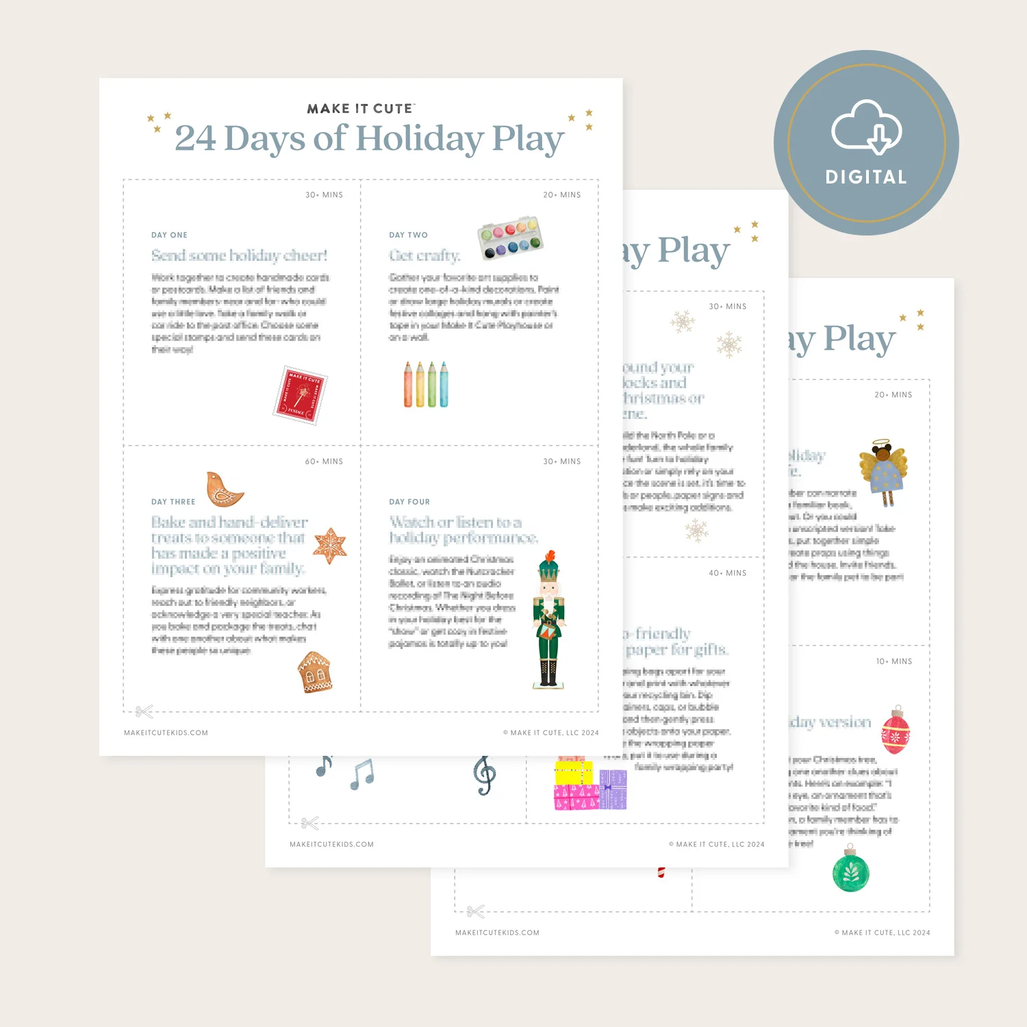 Make It Magical: 24 Invitations for Holiday Play Advent Calendar *Digital Download* - Image 3